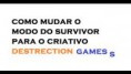 Minecraft- Como mudar do modo criativo para o sobrevivência 